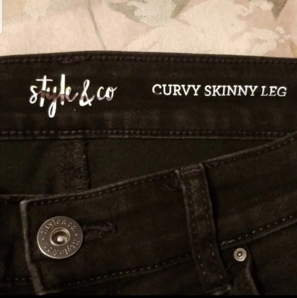 Style & Co. Curvy Skinny Leg Jeans 6S - Picture 6 of 7